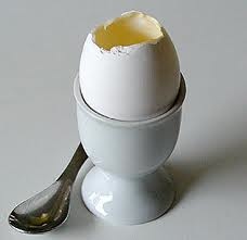 coddling egg in egg cup
